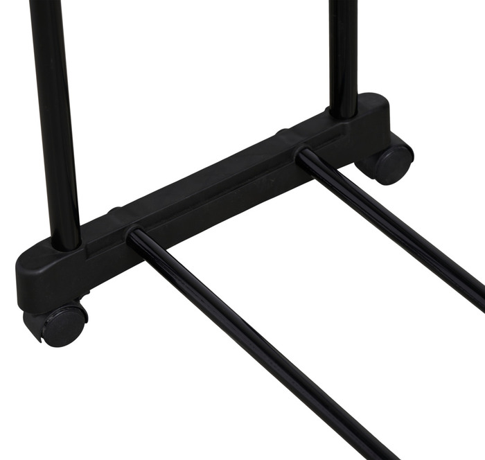 Garderobestativ dobbelt sort 74,5 cm - DAY